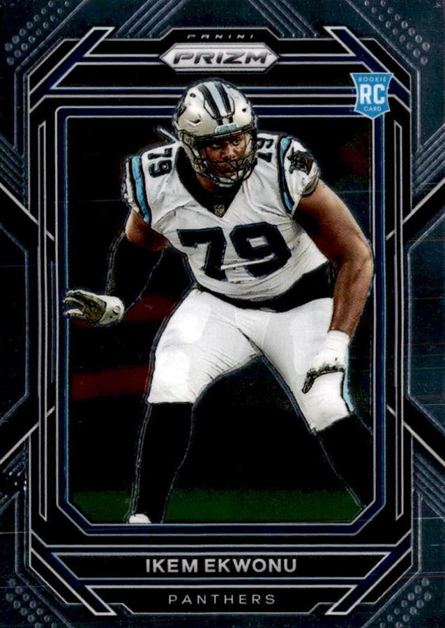 #366 Ikem Ekwonu - Carolina Panthers - 2022 Panini Prizm Football