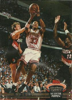 #367 Scottie Pippen - Chicago Bulls - 1992-93 Stadium Club Basketball
