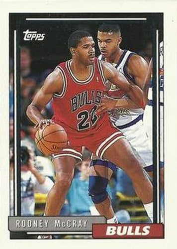#368 Rodney McCray - Chicago Bulls - 1992-93 Topps Basketball