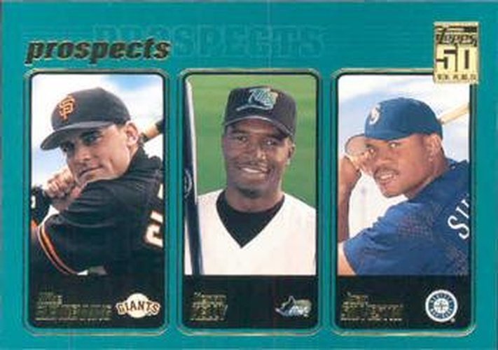 #368 Mike Glendenning / Kenny Kelly / Juan Silvestre - San Francisco Giants / Seattle Mariners / Tampa Bay Devil Rays - 2001 Topps Baseball