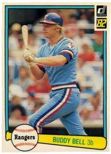 #368 Buddy Bell - Texas Rangers - 1982 Donruss Baseball