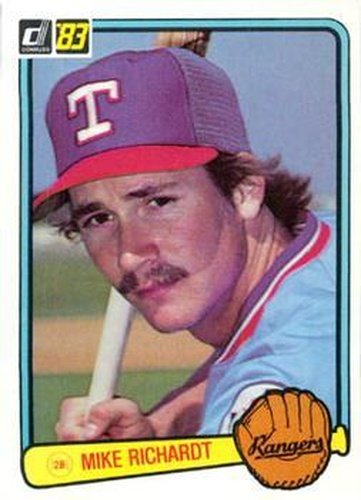 #368 Mike Richardt - Texas Rangers - 1983 Donruss Baseball
