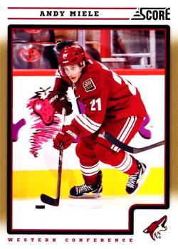 #369 Andy Miele - Phoenix Coyotes - 2012-13 Score - Gold Rush Hockey