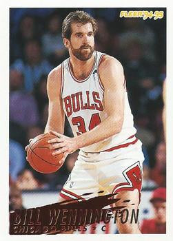 #36 Bill Wennington - Chicago Bulls - 1994-95 Fleer Basketball