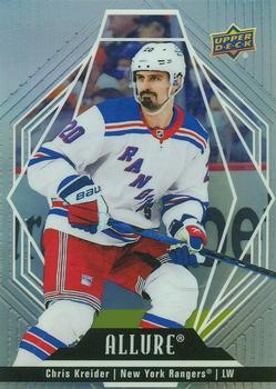 #36 Chris Kreider - New York Rangers - 2022-23 Upper Deck Allure Hockey