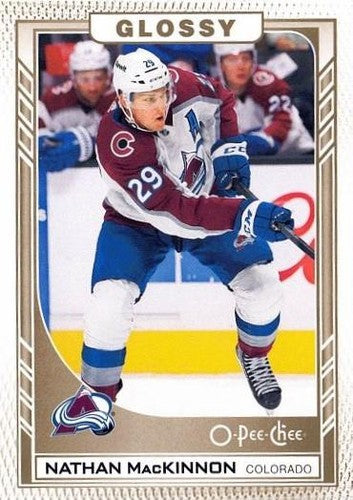 #R-36 Nathan MacKinnon - Colorado Avalanche - 2023-24 O-Pee-Chee Glossy Gold Hockey