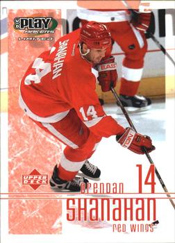 #36 Brendan Shanahan - Detroit Red Wings - 2001-02 Upper Deck Playmakers Hockey