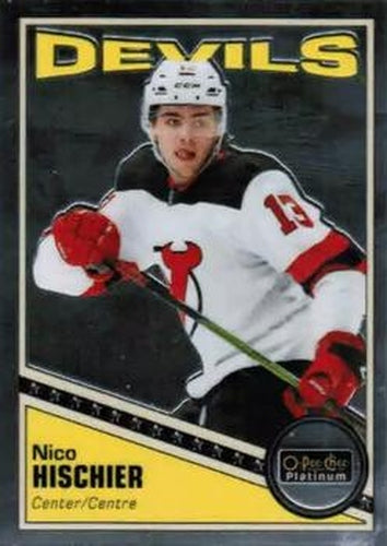 #R-36 Nico Hischier - New Jersey Devils - 2019-20 O-Pee-Chee Platinum - Retro Hockey
