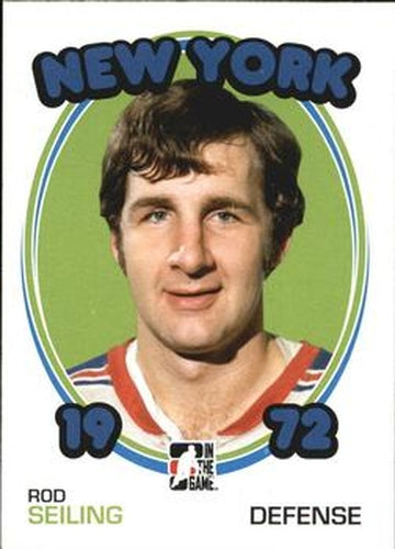 #36 Rod Seiling - New York Rangers - 2009-10 In The Game 1972 The Year In Hockey
