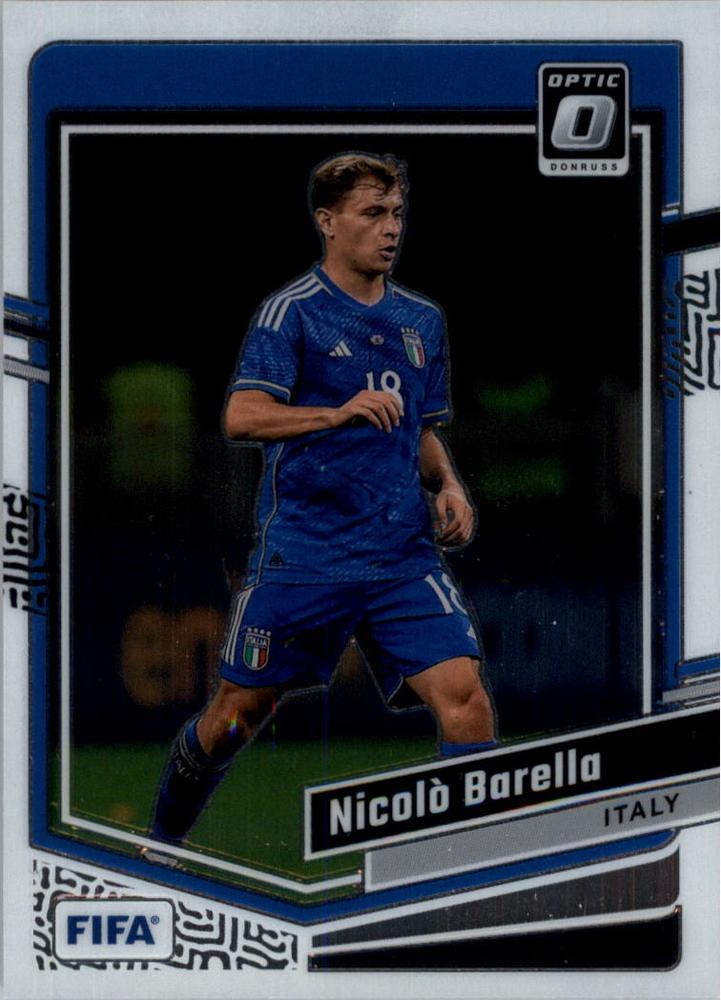 #36 Nicolo Barella - Italy - 2023-24 Donruss - Optic Soccer