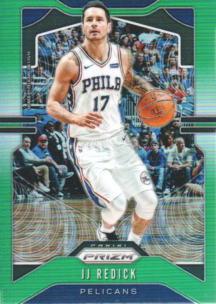 #36 JJ Redick - New Orleans Pelicans - 2019-20 Panini Prizm - Prizms Green Basketball