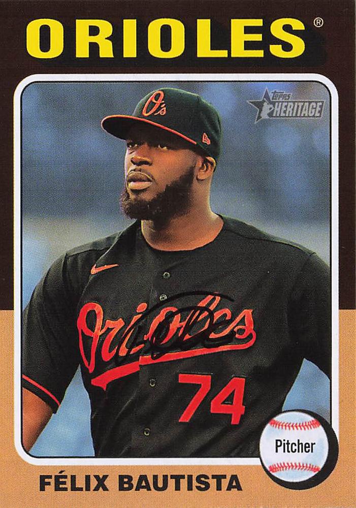 #36 Félix Bautista - Baltimore Orioles - 2024 Topps Heritage Baseball