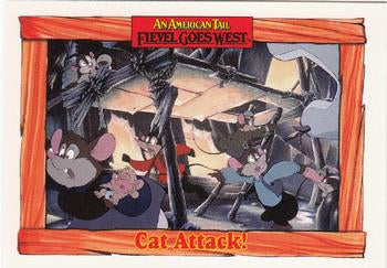 #36 Cat Attack! - 1991 Impel An American Tail: Fievel Goes West