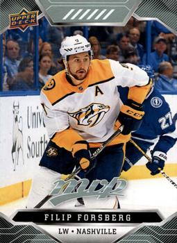 #36 Filip Forsberg - Nashville Predators - 2019-20 Upper Deck MVP Hockey
