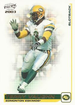 #36 Terry Vaughn - Edmonton Eskimos - 2003 Pacific CFL Football