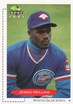 #36 Jessie Hollins - Winston-Salem Spirits - 1991 Classic Best Baseball