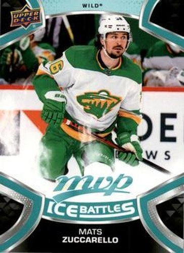 #36 Mats Zuccarello - Minnesota Wild - 2021-22 Upper Deck MVP - Ice Battles Hockey