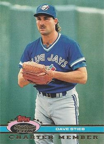 #NNO36a Dave Stieb - Toronto Blue Jays - 1991 Stadium Club Charter Member