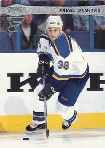 #36 Pavol Demitra - St. Louis Blues - 2001-02 Stadium Club Hockey