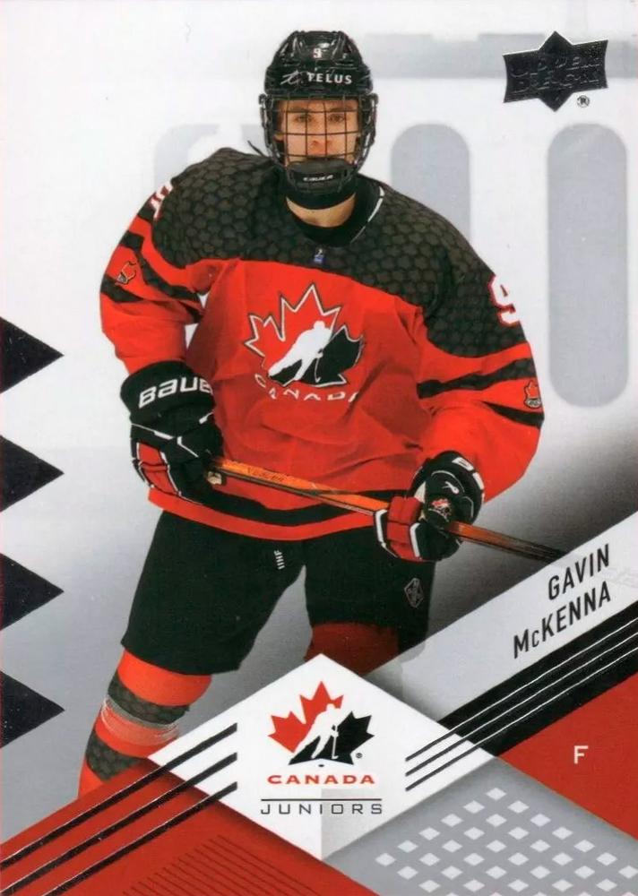 #36 Gavin McKenna - Canada - 2024 Upper Deck Team Canada Juniors Hockey