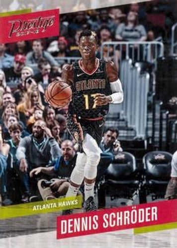 #36 Dennis Schroder - Atlanta Hawks - 2017-18 Panini Prestige Basketball