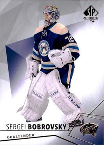 #36 Sergei Bobrovsky - Columbus Blue Jackets - 2015-16 SP Authentic Hockey