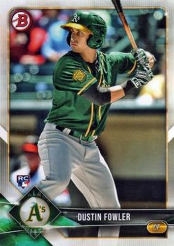 #36 Dustin Fowler - Oakland Athletics - 2018 Bowman Baseball