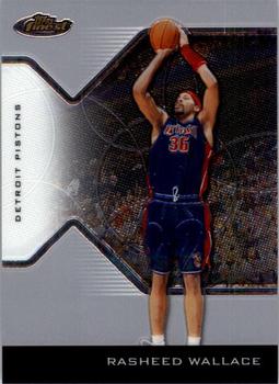 #36 Rasheed Wallace - Detroit Pistons - 2004-05 Finest Basketball