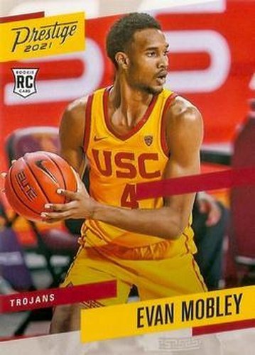 #370 Evan Mobley - USC Trojans - 2021 Panini Chronicles Draft Picks Basketball