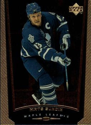 #370 Mats Sundin - Toronto Maple Leafs - 1998-99 Upper Deck Gold Reserve Hockey