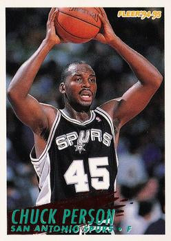 #370 Chuck Person - San Antonio Spurs - 1994-95 Fleer Basketball
