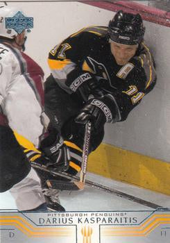 #371 Darius Kasparaitis - Pittsburgh Penguins - 2001-02 Upper Deck Hockey