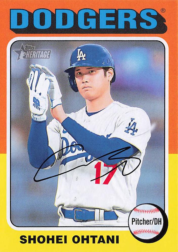 #371 Shohei Ohtani - Los Angeles Dodgers - 2024 Topps Heritage Baseball
