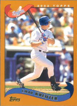 #371 Chad Kreuter - Los Angeles Dodgers - 2002 Topps Baseball