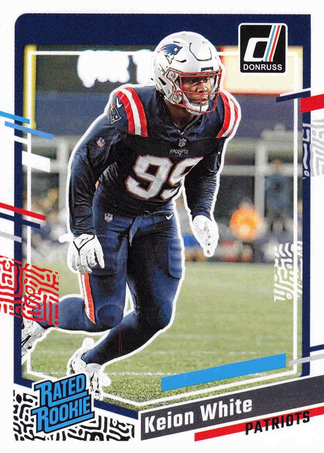#371 Keion White - New England Patriots - 2023 Donruss Football