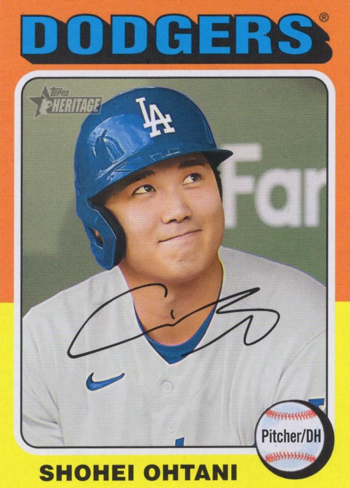 #371c Shohei Ohtani - Los Angeles Dodgers - 2024 Topps Heritage Baseball