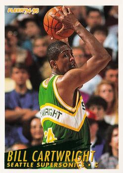 #372 Bill Cartwright - Seattle SuperSonics - 1994-95 Fleer Basketball