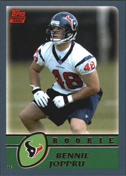 #373 Bennie Joppru - Houston Texans - 2003 Topps Football