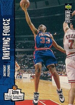 #373 Grant Hill - Detroit Pistons - 1995-96 Collector's Choice Basketball