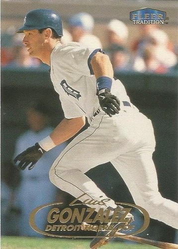#373 Luis Gonzalez - Detroit Tigers - 1998 Fleer Tradition Baseball