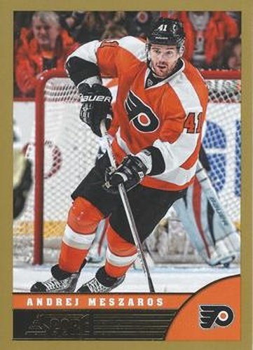 #373 Andrej Meszaros - Philadelphia Flyers - 2013-14 Score - Gold Hockey