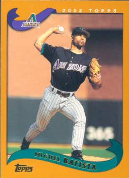 #374 Miguel Batista - Arizona Diamondbacks - 2002 Topps Baseball