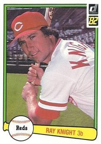#374 Ray Knight - Cincinnati Reds - 1982 Donruss Baseball