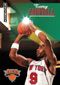 #374 Tony Campbell - New York Knicks - 1992-93 SkyBox Basketball