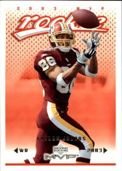 #374 Taylor Jacobs - Washington Redskins - 2003 Upper Deck MVP Football