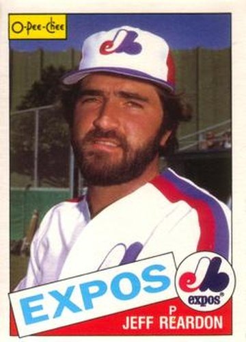 #375 Jeff Reardon - Montreal Expos - 1985 O-Pee-Chee Baseball