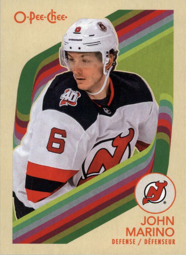 #375 John Marino - New Jersey Devils - 2023-24 O-Pee-Chee - Retro Hockey