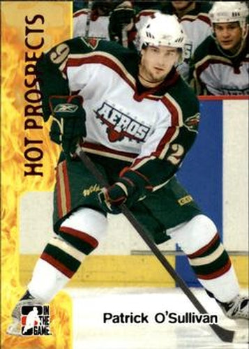 #375 Patrick O'Sullivan - Houston Aeros - 2005-06 In The Game Heroes and Prospects Hockey
