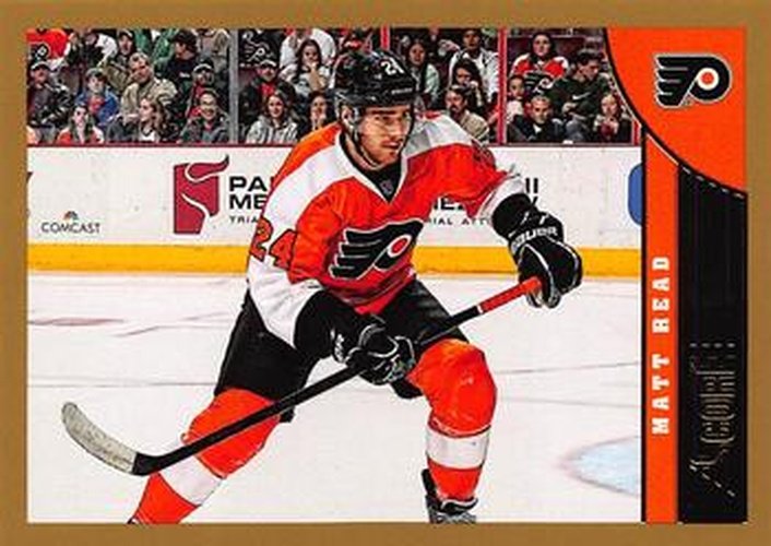 #376 Matt Read - Philadelphia Flyers - 2013-14 Score - Gold Hockey