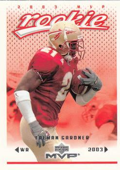 #376 Talman Gardner - New Orleans Saints - 2003 Upper Deck MVP Football